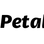 Petala Pro Bold Italic