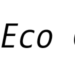 EcoCoding-Italic