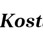 KosticSerifW05-BoldItalic