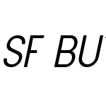 SF Buttacup Lettering