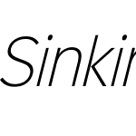 SinkinSansNarrowW01-200XLtIt