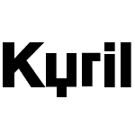 KyrillaSansSerif-Black