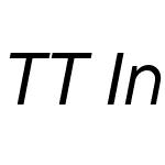 TT Interphases Var Italic