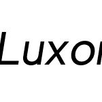 Luxora Grotesk