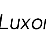 Luxora Grotesk