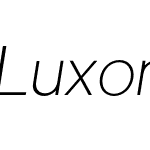 Luxora Grotesk