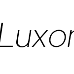 Luxora Grotesk