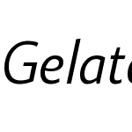 Gelato Sans