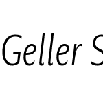 Geller Sans Cm