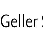Geller Sans Cn