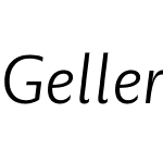 Geller Sans Nr