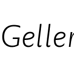 Geller Sans Rg