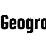 Geogrotesque Compressed
