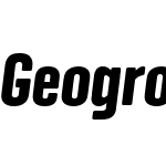 Geogrotesque Compressed