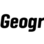 Geogrotesque Condensed