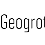 Geogrotesque Compressed