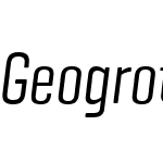 Geogrotesque Compressed