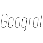 Geogrotesque Compressed