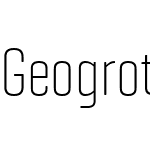 Geogrotesque Compressed