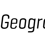 Geogrotesque Condensed