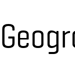 Geogrotesque Condensed