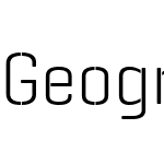 Geogrotesque Stencil A