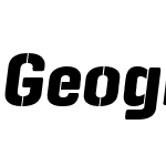 Geogrotesque Stencil A