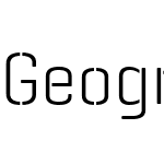 Geogrotesque Stencil B