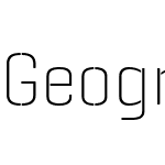 Geogrotesque Stencil A