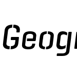 Geogrotesque Stencil B