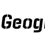 Geogrotesque Stencil B