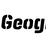 Geogrotesque Stencil C