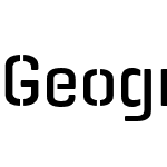 Geogrotesque Stencil C