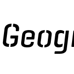 Geogrotesque Stencil C