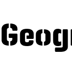 Geogrotesque Stencil C