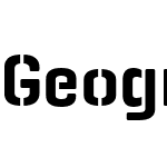 Geogrotesque Stencil C