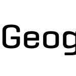 Geogrotesque Wide