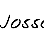 Josschrift