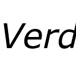 VerdanaW01-Italic