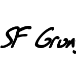 SF Grunge Sans