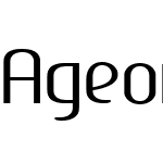 Ageone Regular