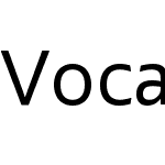 VocalW01-Regular