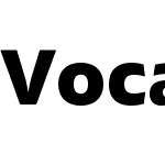VocalW01-ExtraBold