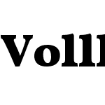 Vollkorn Bold