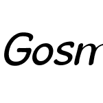 GosmickSans