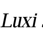 Luxi Serif