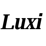 Luxi Serif