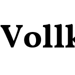 Vollkorn Semibold