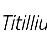 Titillium Lt