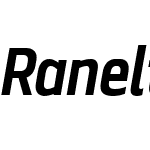 RanelteW01-CondBoldItalic